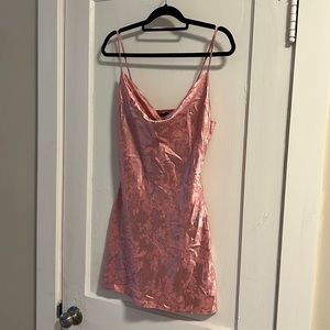 Nasty Gal Pink Slip-dress NWT 8